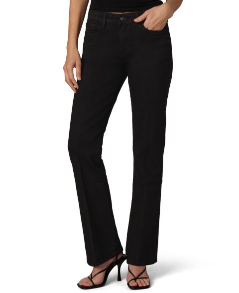 Женские джинсы Joe's Jeans Petite The Provocateur Mid-Rise Bootcut Denim Jeans, цвет: Чёрный