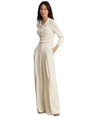 Women's High-Rise Wide-Leg Pants