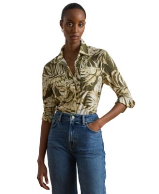 Women's Button-Up Collared Shirt