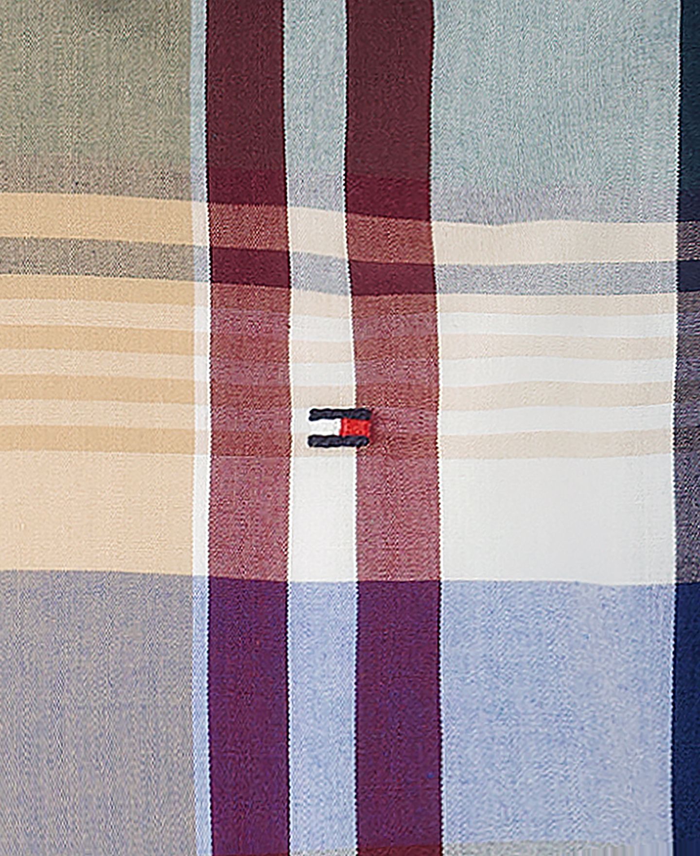 Рубашка Tommy Hilfiger Long-Sleeve Point-Collar Plaid Shirt для мальчиков, цвет: June Bug — фото 5