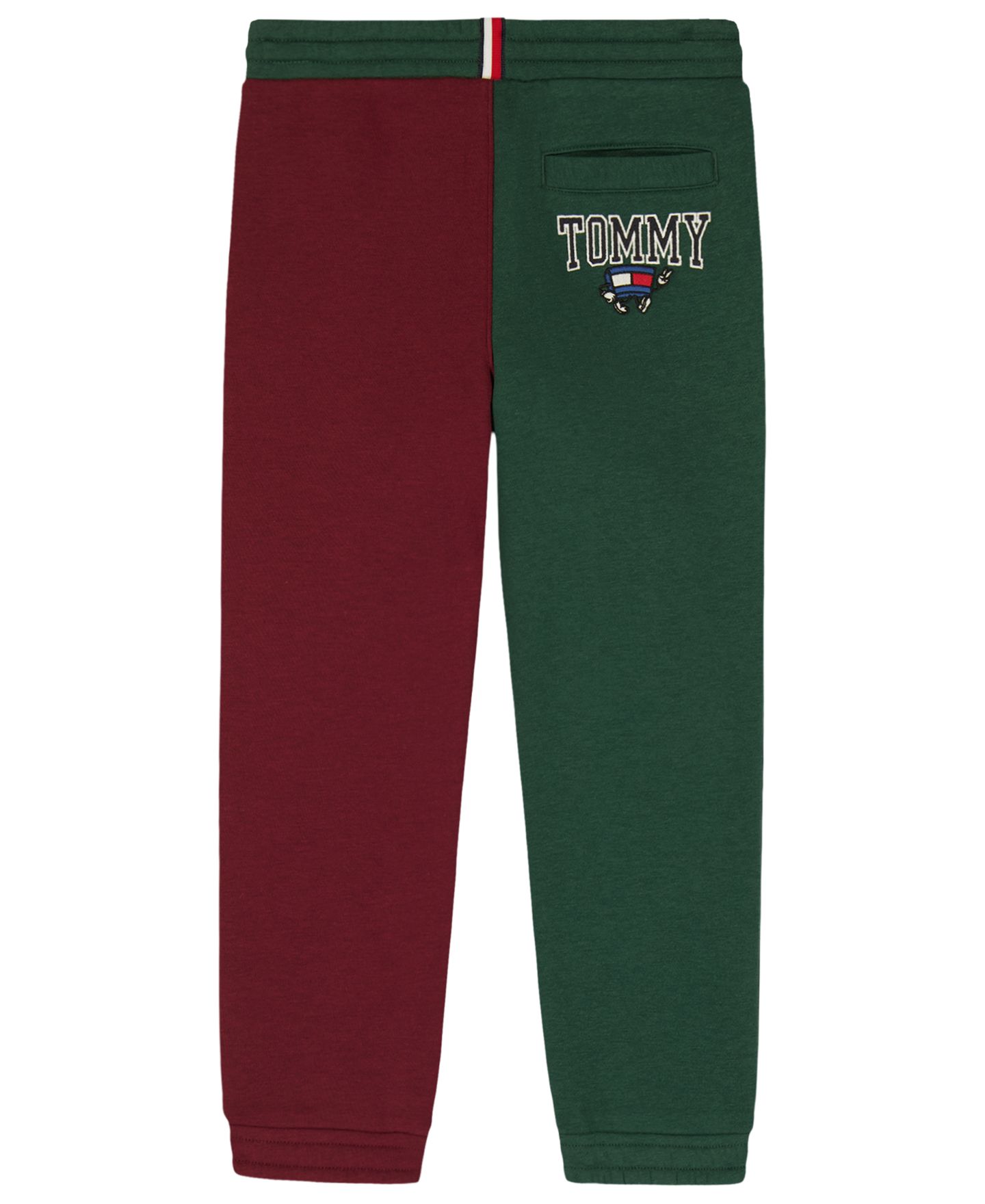 Брюки Tommy Hilfiger Mascot Block Color-Block Drawstring Joggers для мальчиков, цвет: June Bug — фото 2
