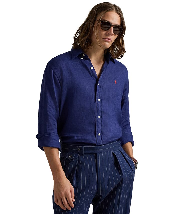 Polo Ralph Lauren Mens Classic Fit Linen Shirt