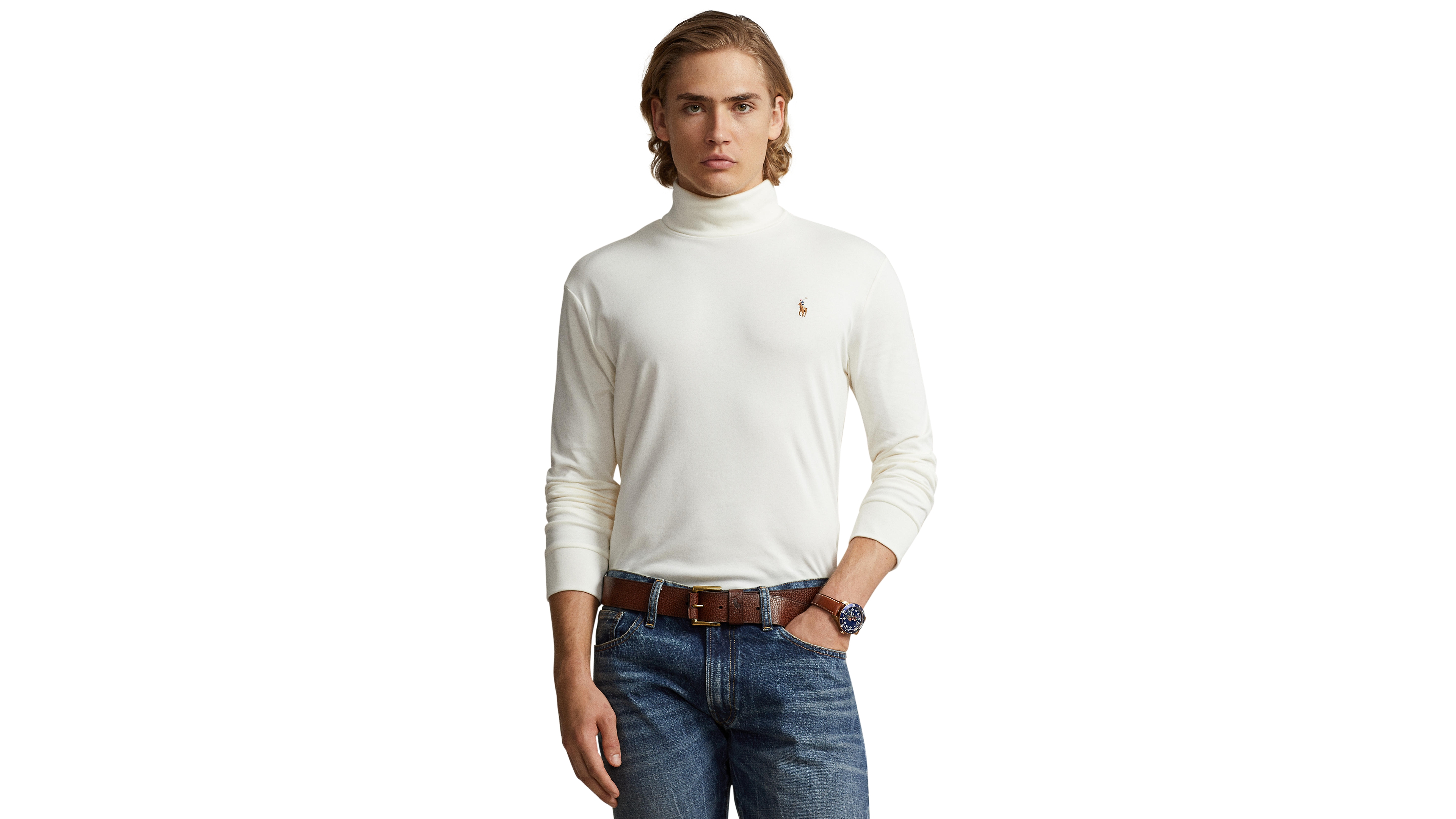 Polo Ralph Lauren Men's Soft Cotton Turtleneck