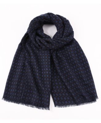 Floral Fringed Brushpo Wrap Scarf