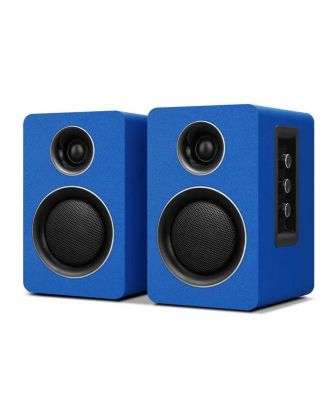 Wooden Cabinet HiFi Speaker Set Carbon Fiber Tweeter Studio Sound Universal Connectivity