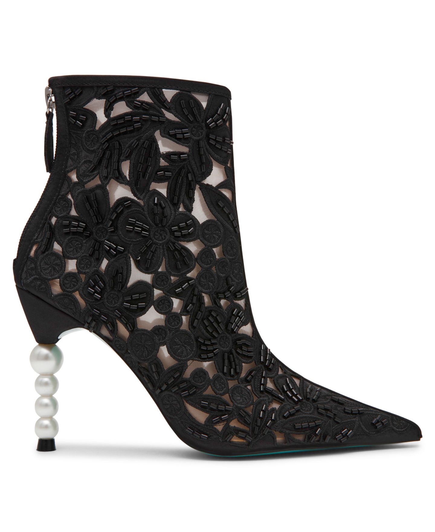 Женские ботинки Betsey Johnson Jack Zipper Dress Booties, цвет: Чёрный — фото 2