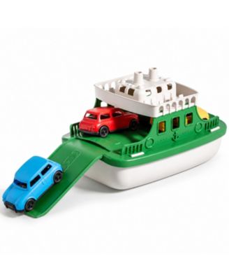 Toddler Boat Bath Toy Set for Toddlers, Carry Ship & 4 Mini Cars - Fun Water Toys for Bath, Pool, Beach Play, Safe & Non-Toxic Ferry Boat Toy