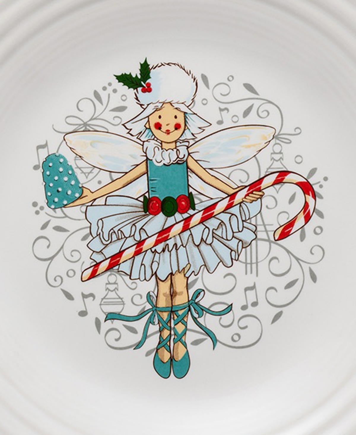 Fiesta Nutcracker the Sugar Plum Fairy Classic Rim Luncheon Plate, 4th & Final in the Series