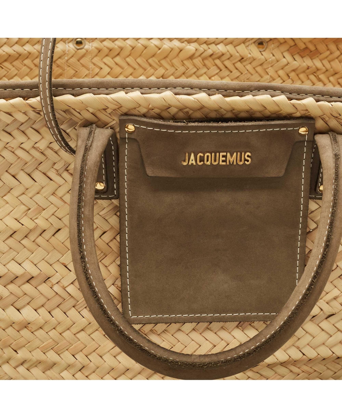 Pre-Owned Jacquemus Nubuck Leather Tote Bag