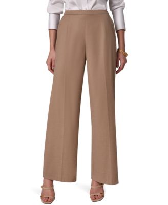Women's Wide-Leg Elastic-Back Pants