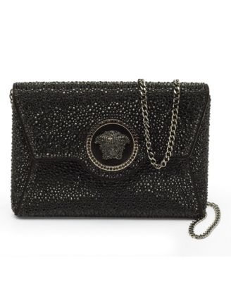 Women's La Medusa Crystal-Embellished Satin Clutch