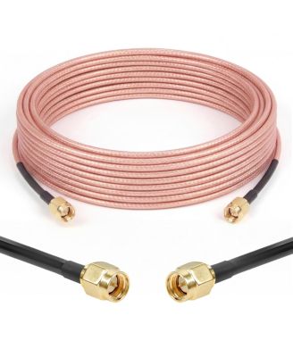 50 Ohm RG316 Flexible Coaxial Antenna Extension Cable Compatible with SMA Devices