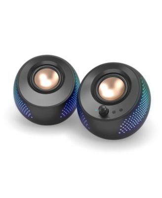 Desktop Speakers Bluetooth 5.3 RGB Lighting 15w RMS Power Compact Design