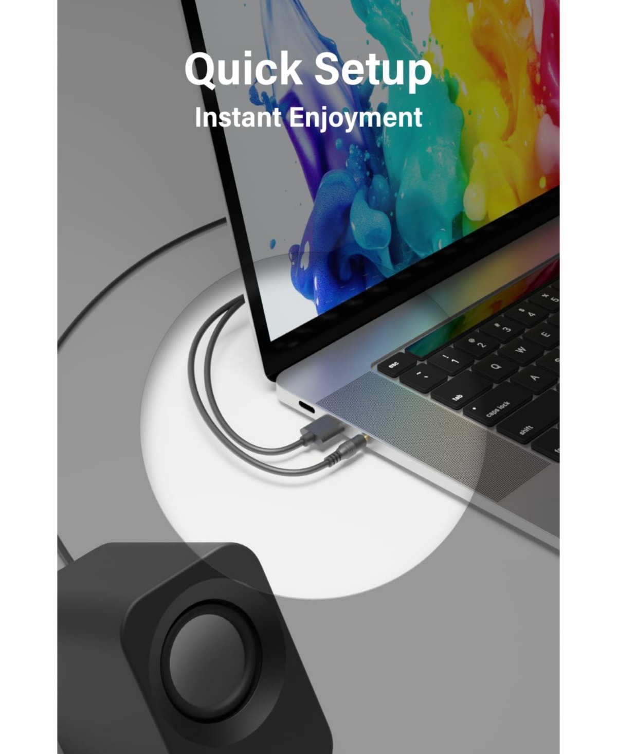 Lofree 14W Usb-Powered Stereo Desktop Speaker with 30-Degree Tilt Design