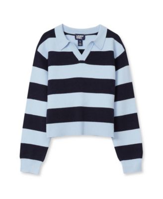 Girls Long Sleeve Rugby Sweater