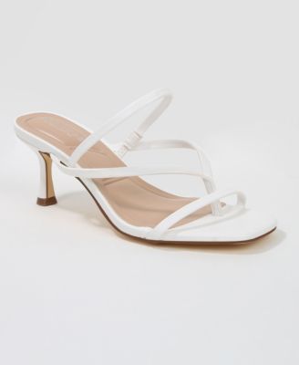 Lili Strappy Thong Kitten Heel Sandals