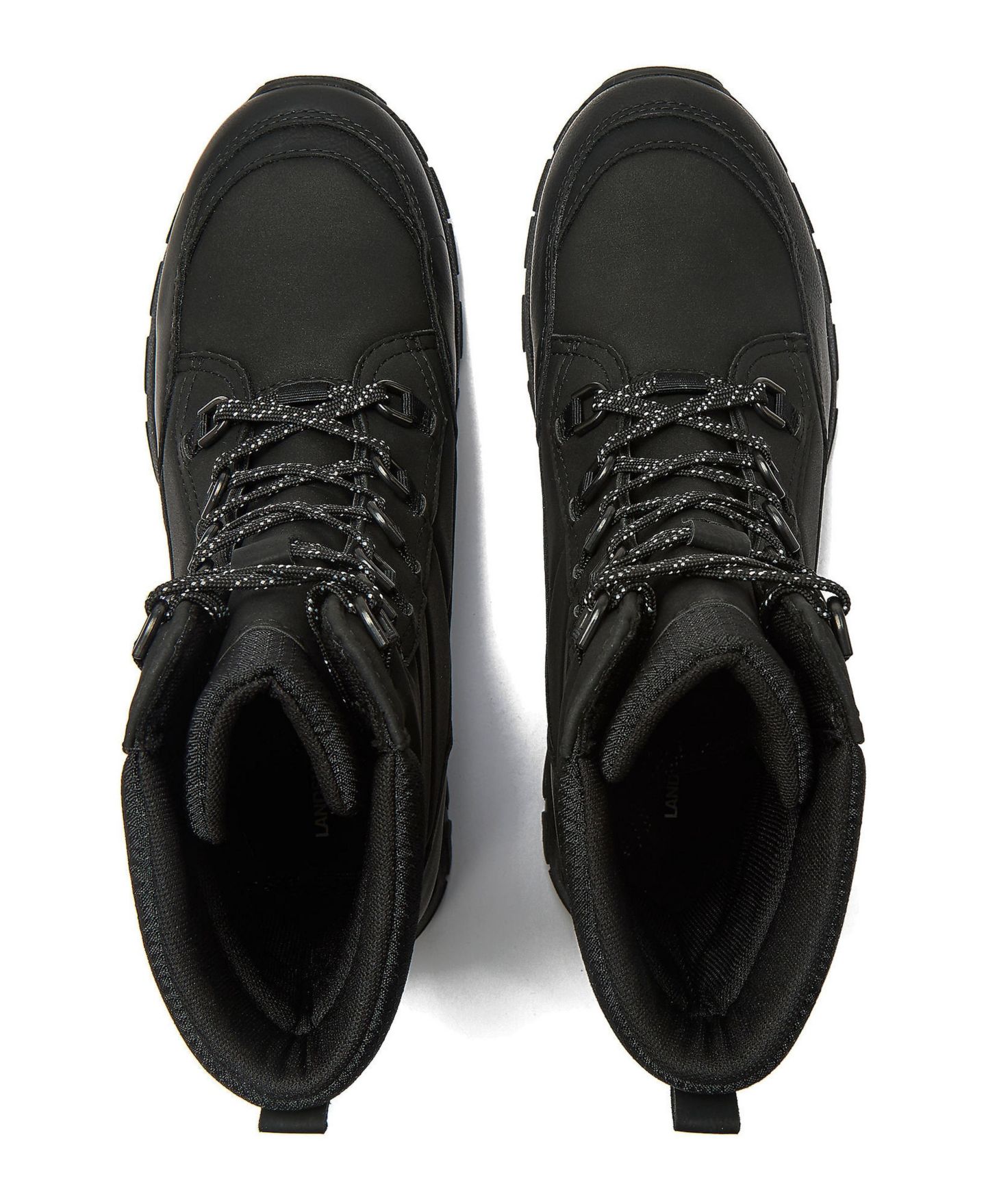 Мужские ботинки Lands' End Wide Width Expedition Trail Waterproof Lace Up Snow Boots, цвет: Чёрный — фото 2