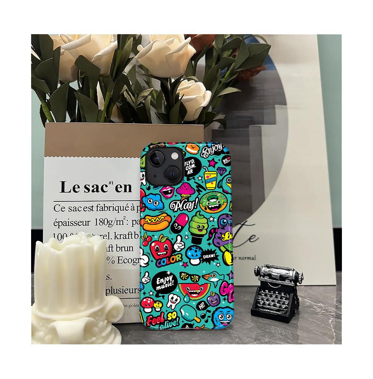 Lisen Sticker Playground Dual-Layer Shockproof Phone Case Compatible with Apple iPhone 17