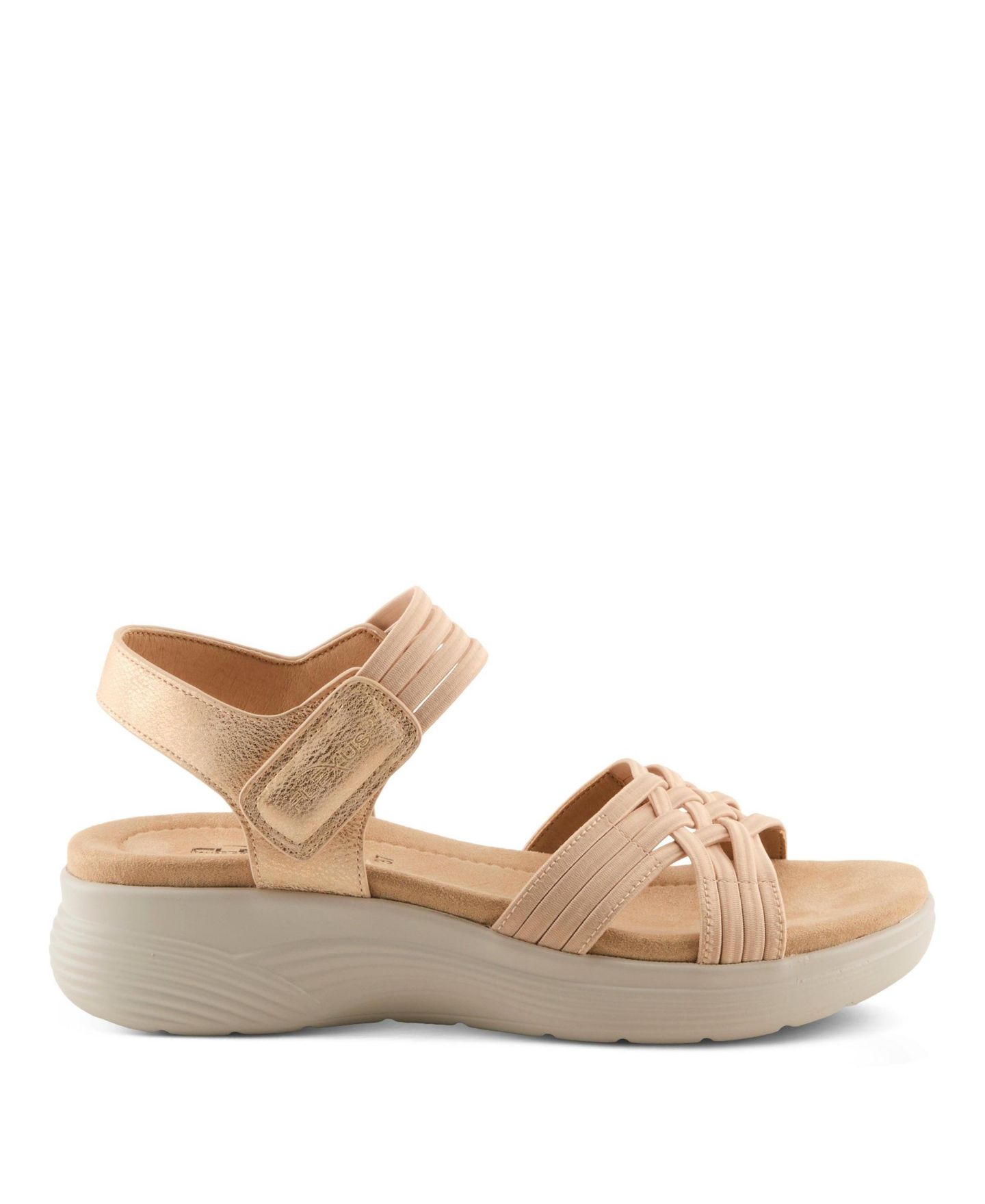 Женские сандалии Flexus Delosa Sport Sandal with Cushioned Insole, цвет: Бежевый — фото 5