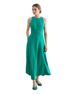 Harewood Sleeveless Fit Flare Dress