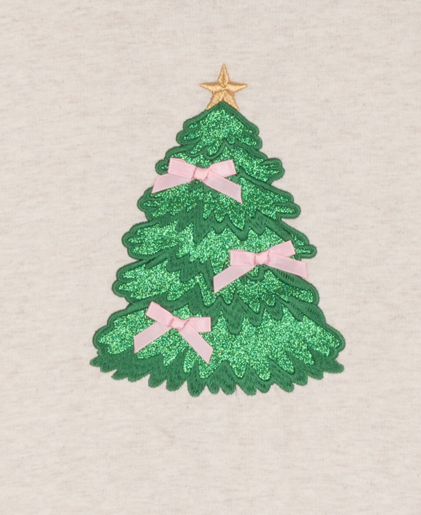 Rare Editions Girls' 2T-6X Christmas Appliqué Tiered Sweatshirt and Skirt, 2-Piece Set, цвет: Слоновая кость — фото 7