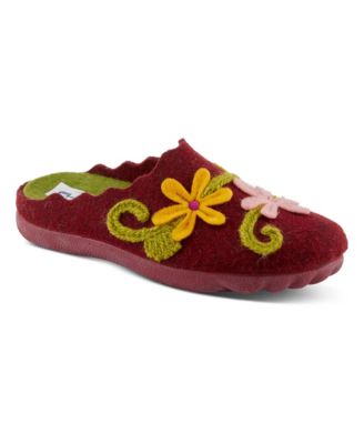 Roseburg Women's Slide with Floral Embroidery