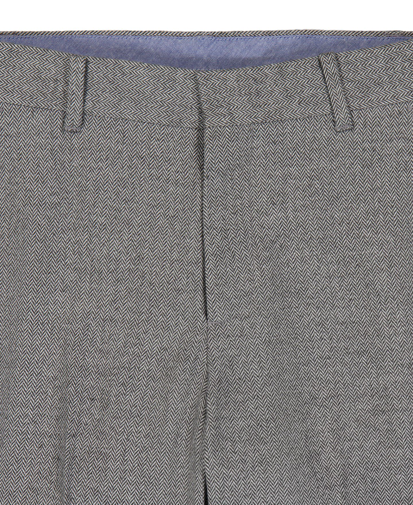 Брюки Tommy Hilfiger Brushed Herringbone Straight-Leg Pants для мальчиков, цвет: Серый меланжевый — фото 4