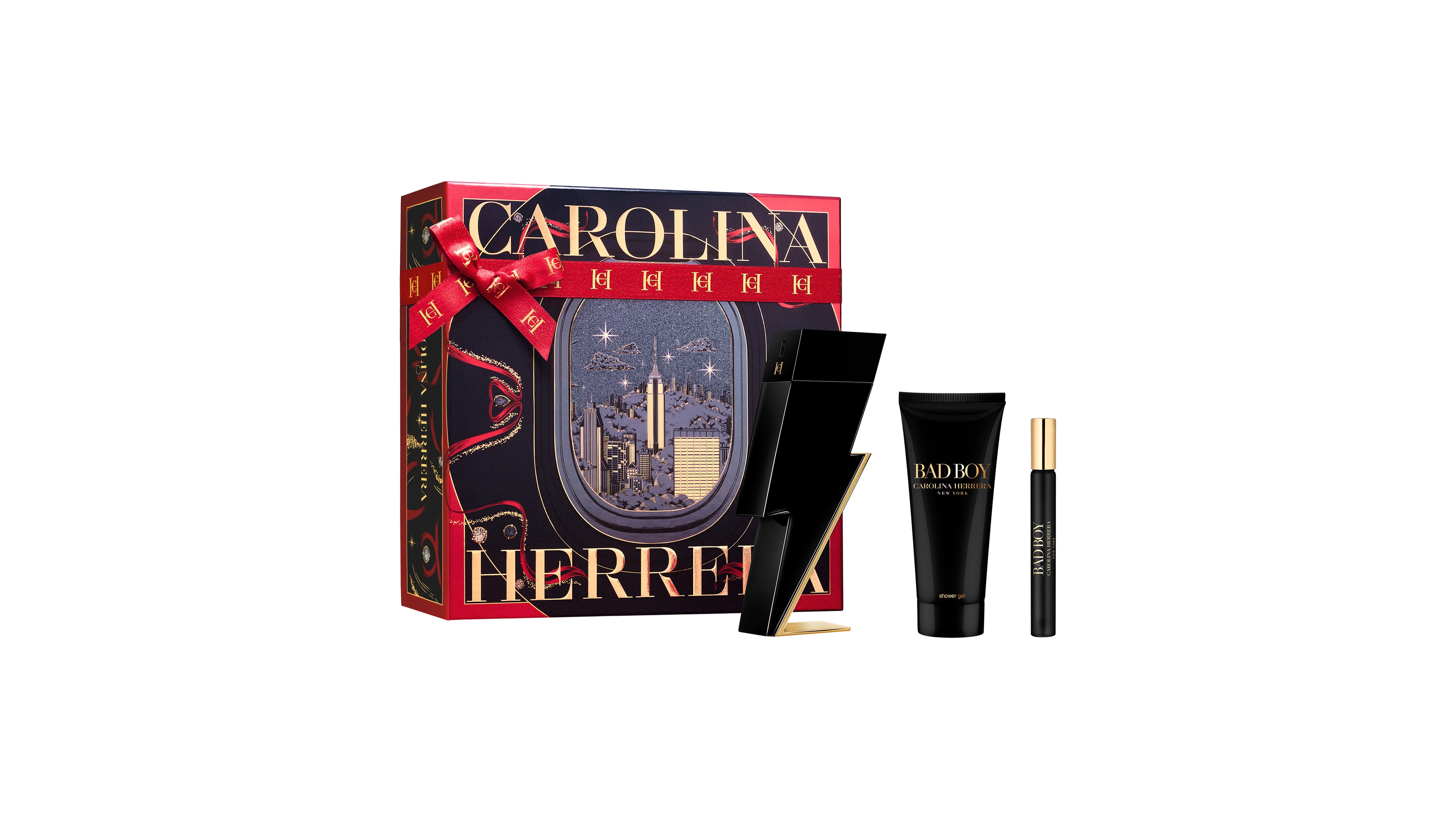 Carolina Herrera 3-Piece Bad Boy Eau de Toilette Gift Set