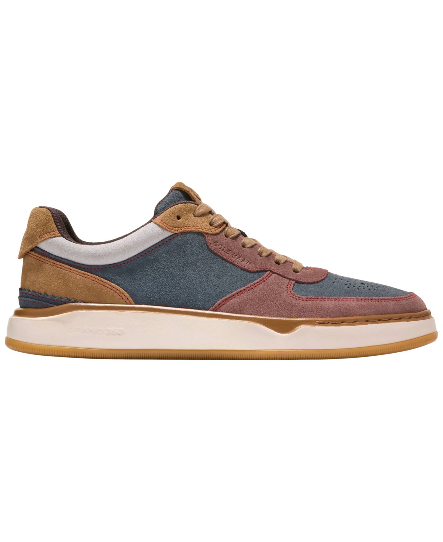 Мужские низкие кроссовки Cole Haan GrandPrø Crossover на шнуровке, цвет: Кокосовый — фото 3