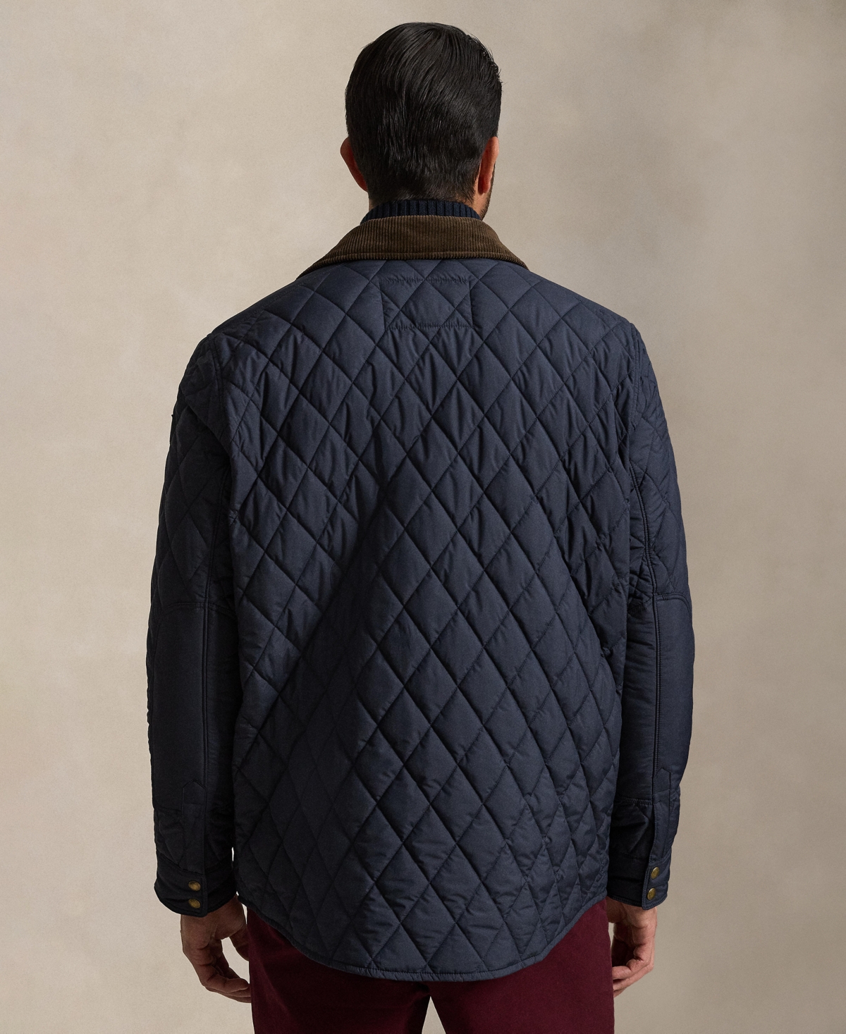 Polo Ralph Lauren Men's Big & Tall Beaton Quilted Snap-Front Jacket