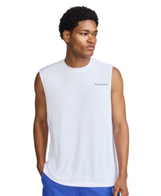 Men's Script Sport Muscle Crewneck Tank Top