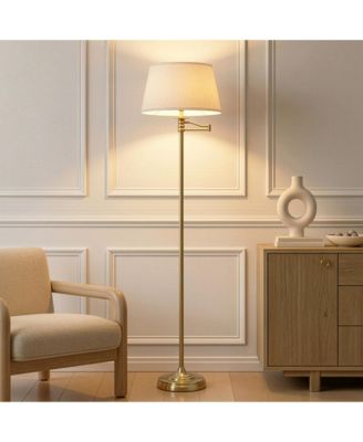 Caden Classic LED Floor Lamp with Extendable Swing Arm