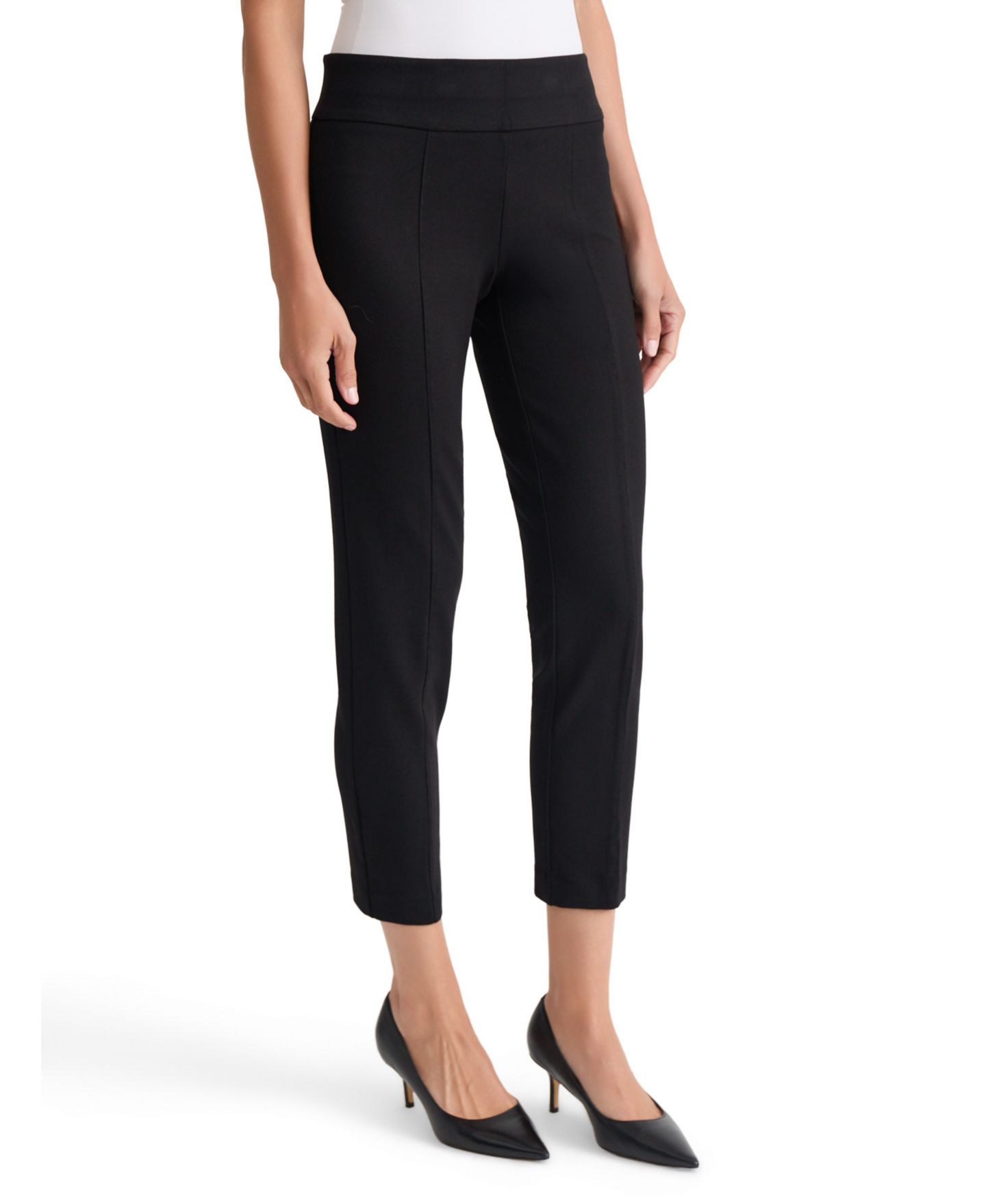 Женские брюки Jones New York Mid Rise Pull-on Skinny Compression Pant, цвет: Чёрный — фото 2