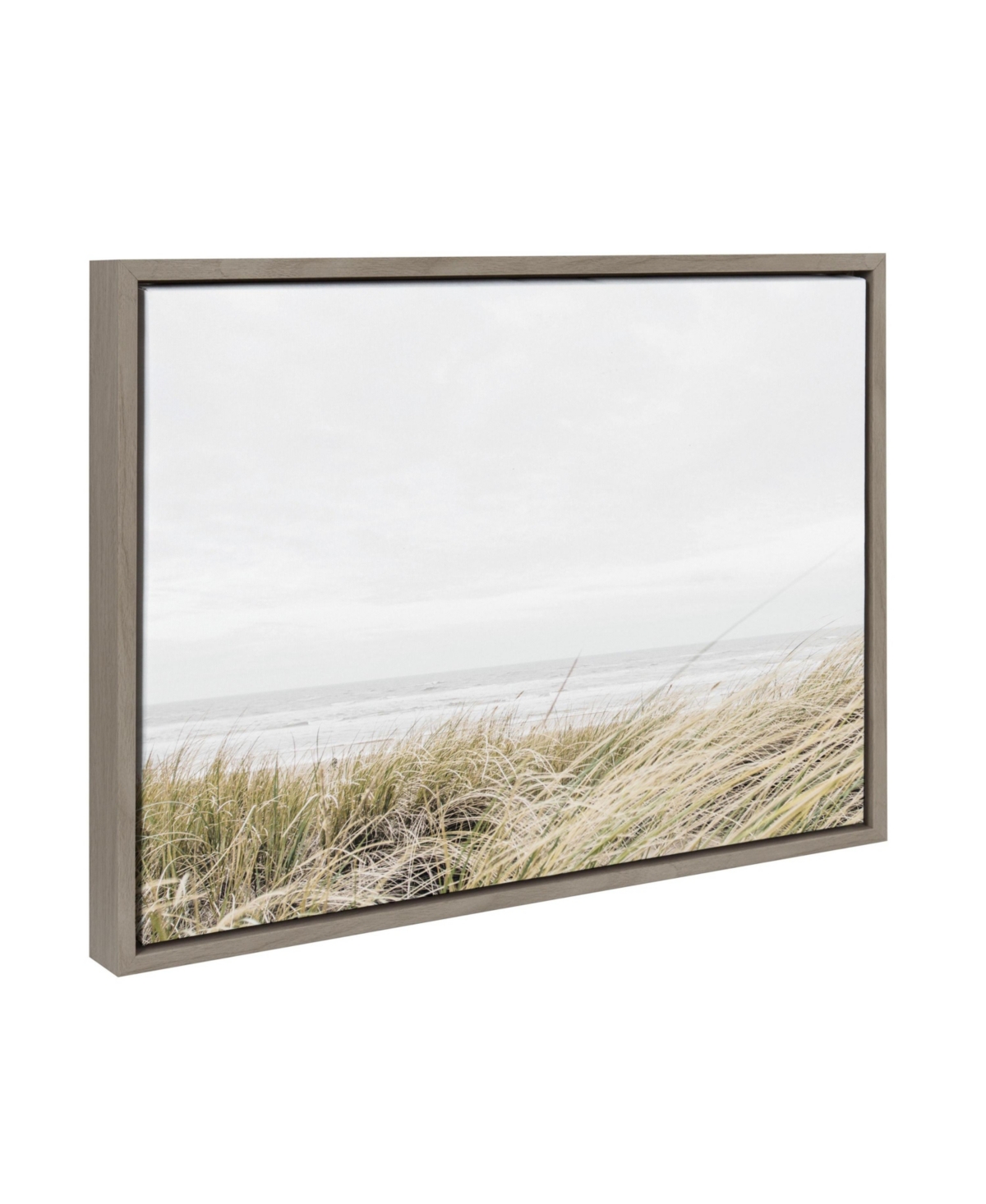 Kate and Laurel Sylvie East Beach Framed Canvas by Amy Peterson Art Studio