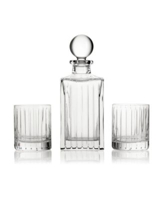 Herald Decanter & Double Old Fashioned Glasses Set, 3-Piece