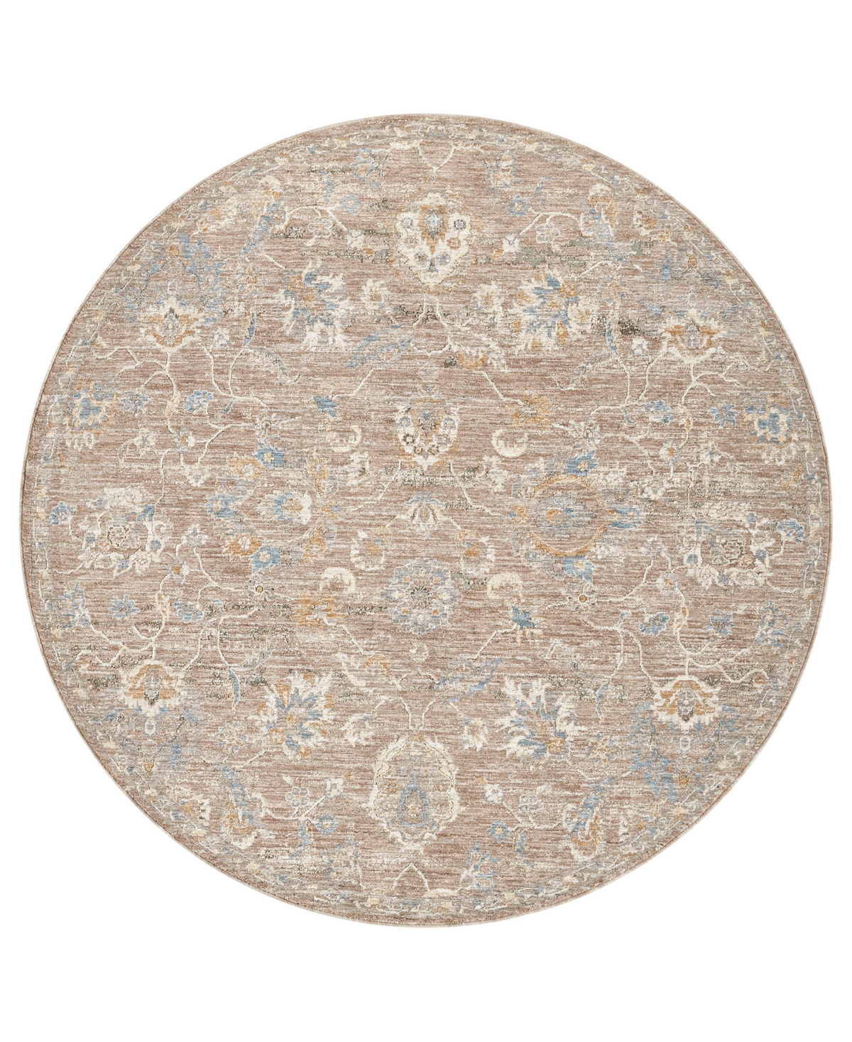 Lr Home Garza Vio-132 6'6" x 6'6" Round Area Rug