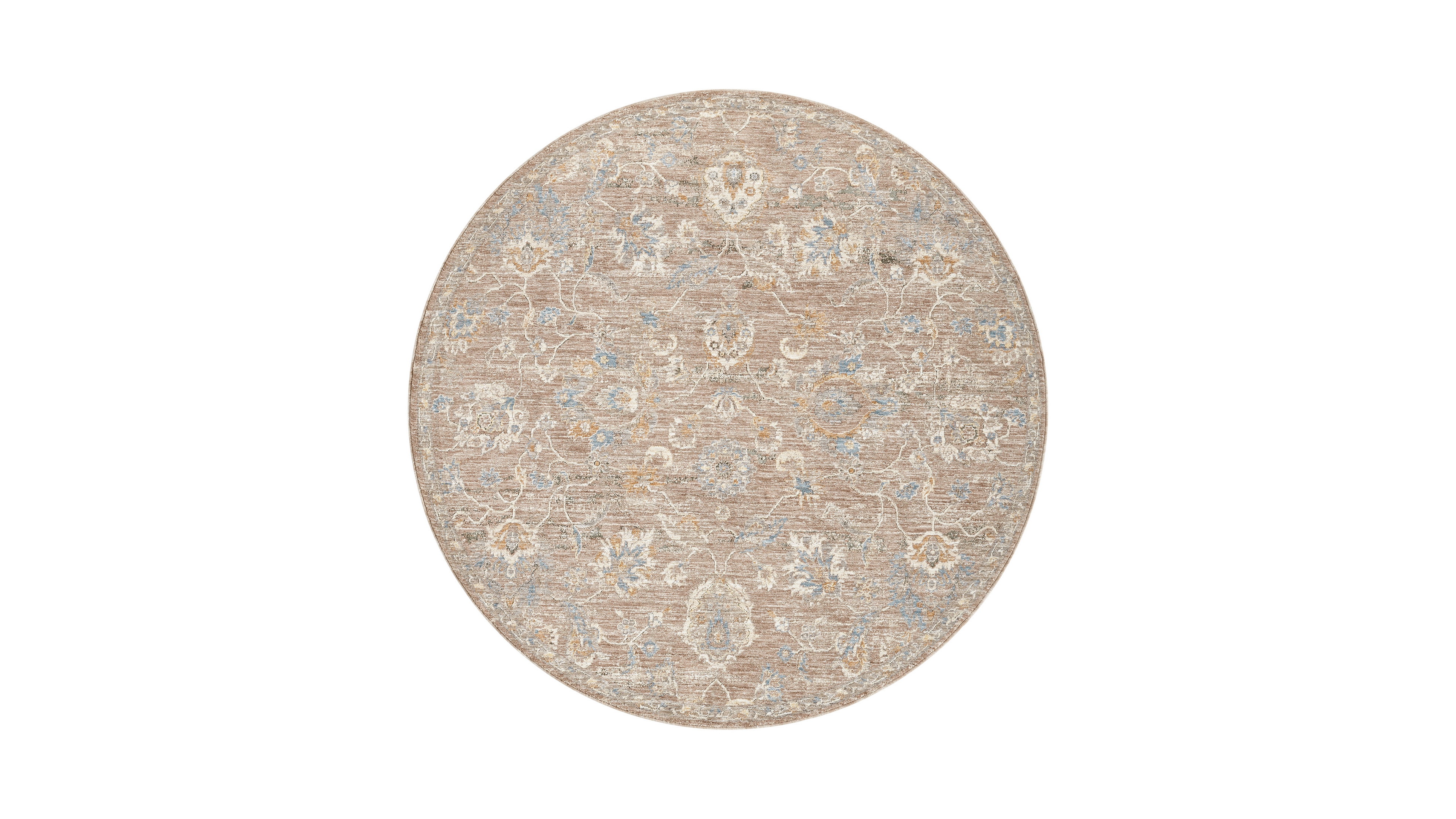 Lr Home Garza Vio-132 6'6" x 6'6" Round Area Rug