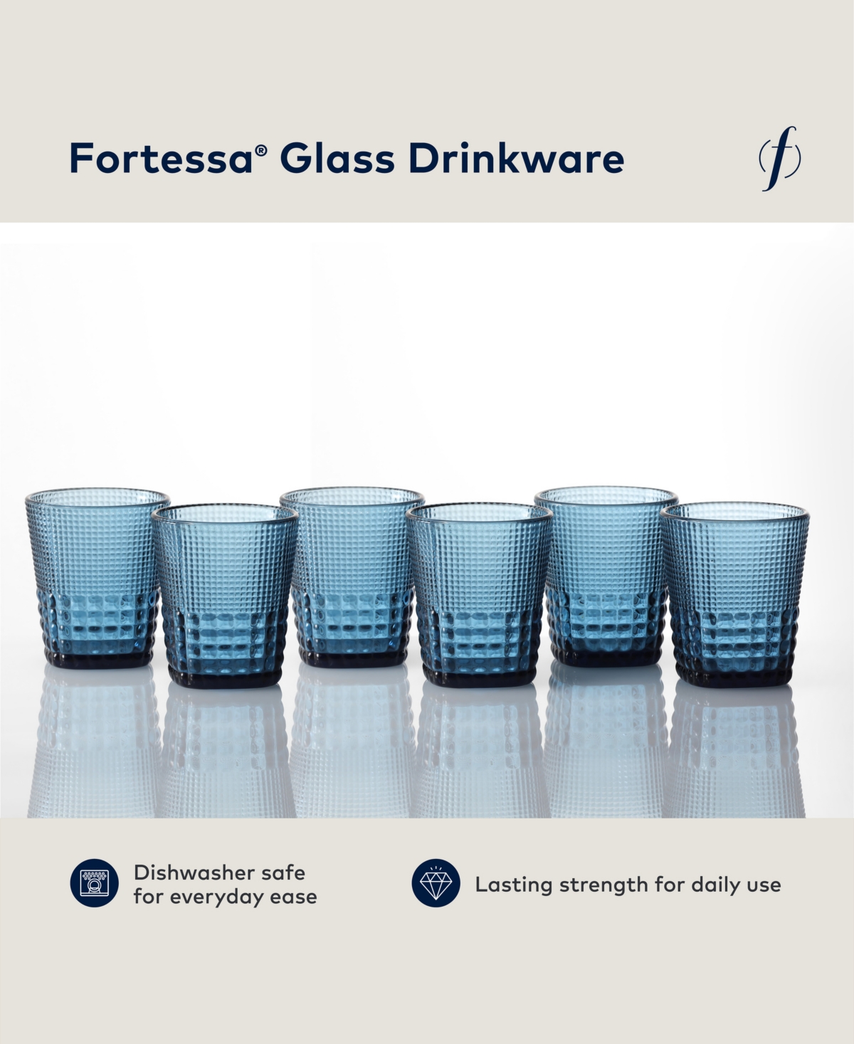Fortessa Malcolm Double Old Fashioned Glasses
