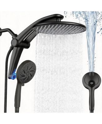 2-in-1 High Pressure Rain Shower Head Handheld Power Wash Spray