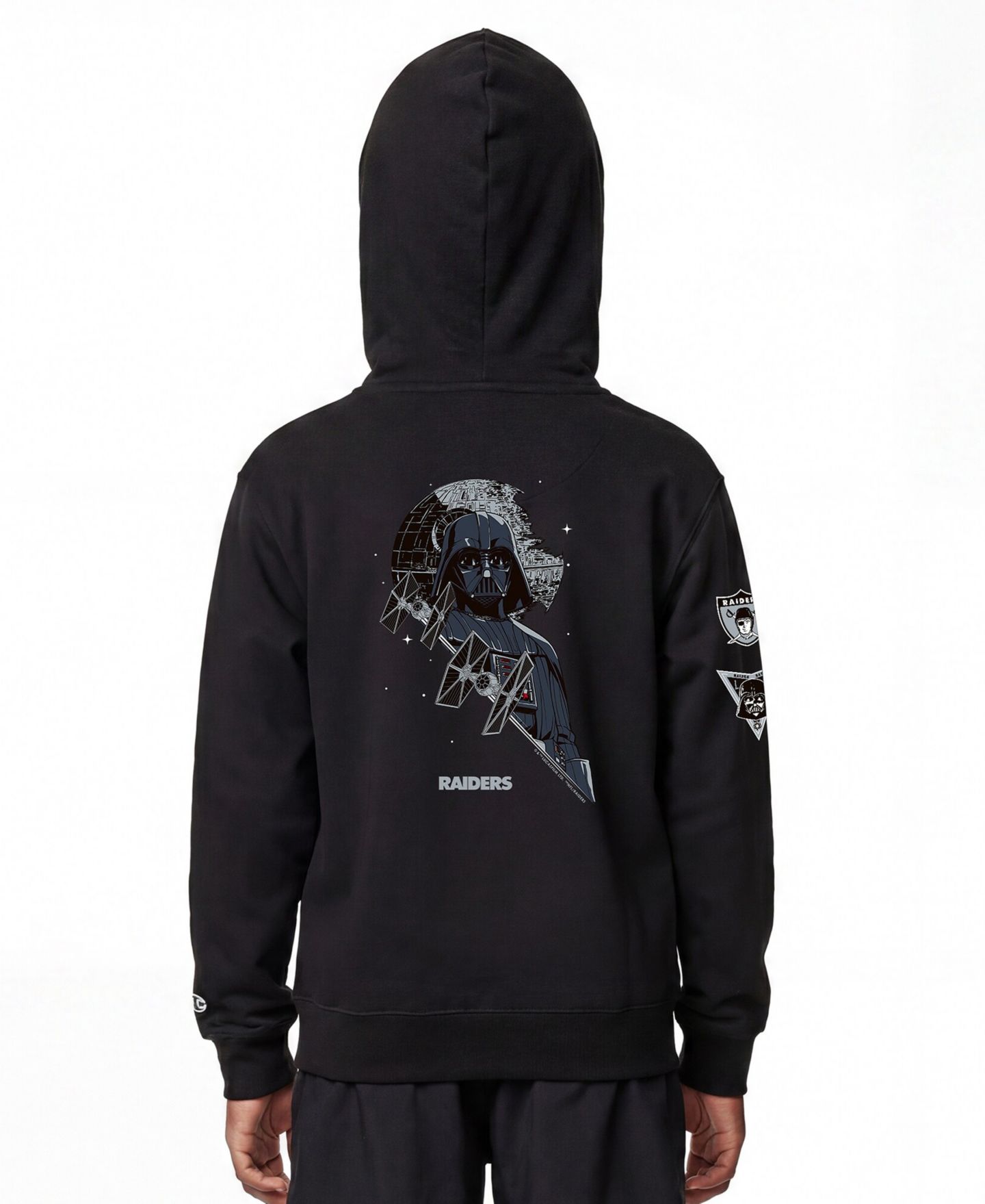 Детское худи Champion Black Las Vegas Raiders Disney X Champion Full-Zip — фото 5