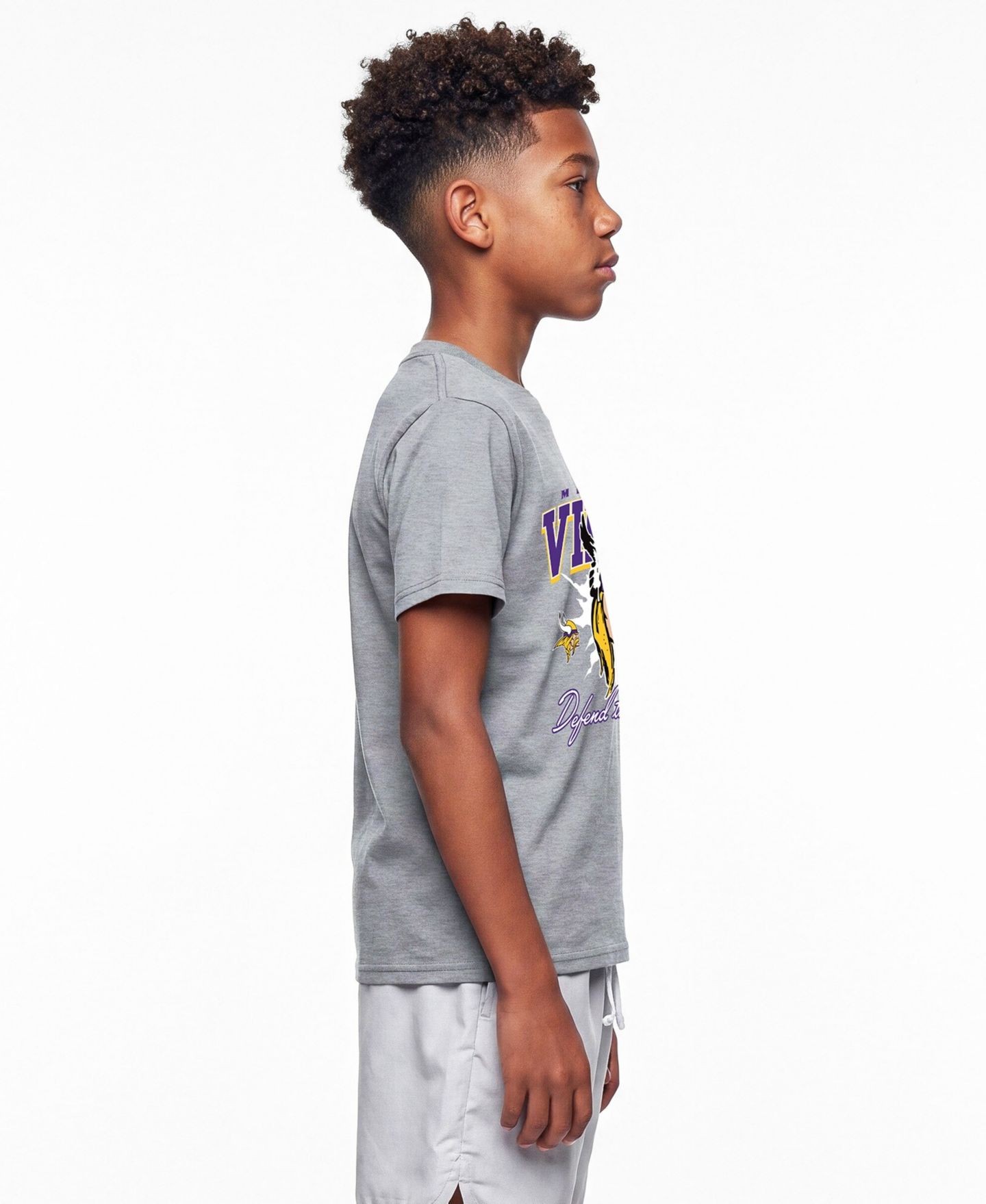 Детская футболка Champion Heather Gray Minnesota Vikings Disney X Champion — фото 3