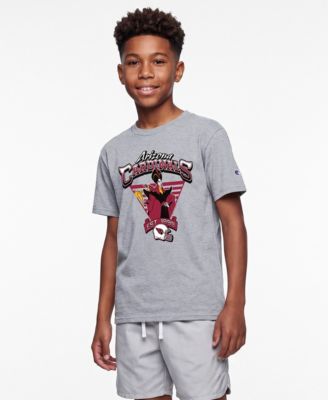 Big Boys and Girls Heather Gray Arizona Cardinals Disney X Champion T-Shirt