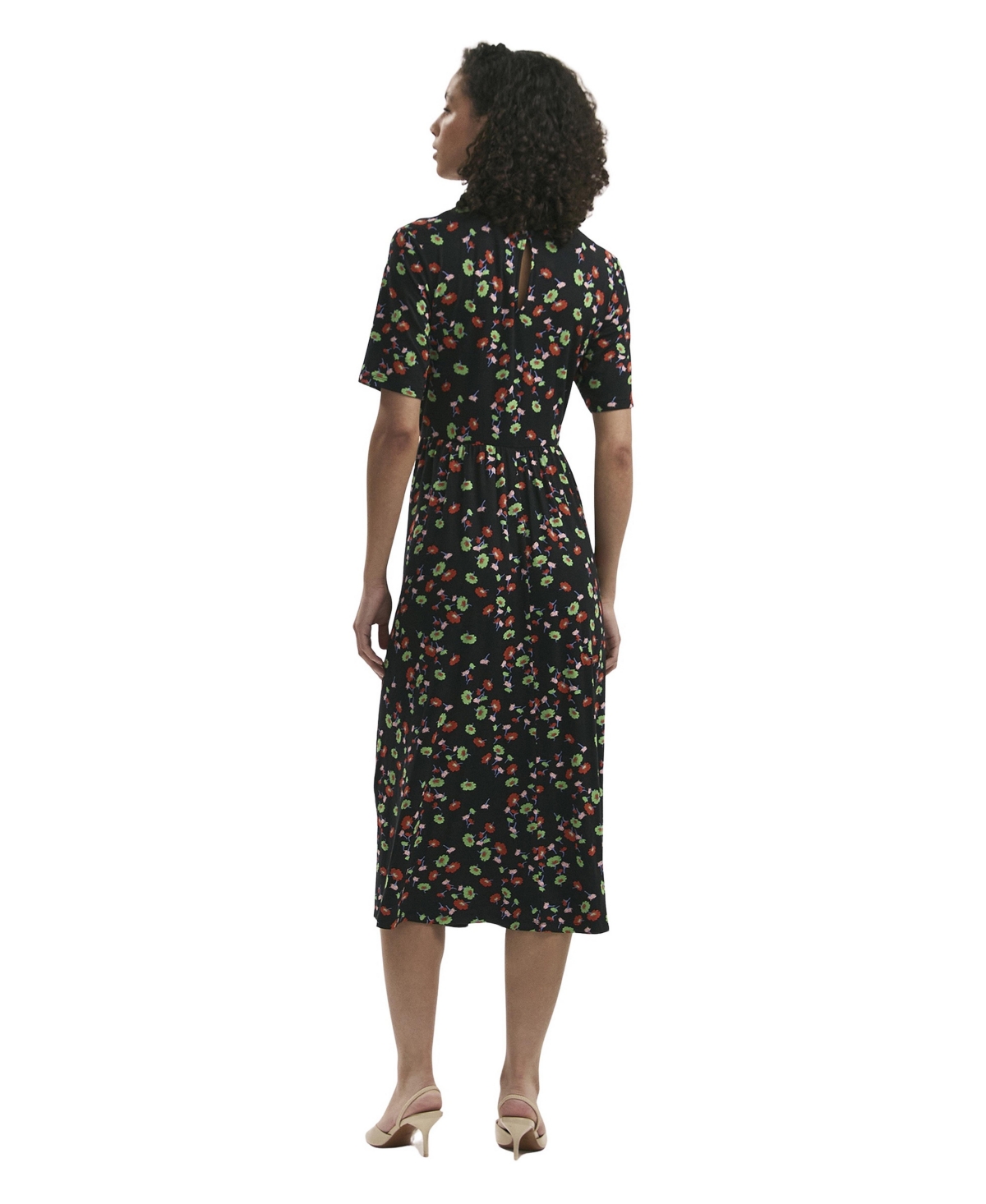 Finery London Women's Kathryn Floral Midi T-Shirt Dress