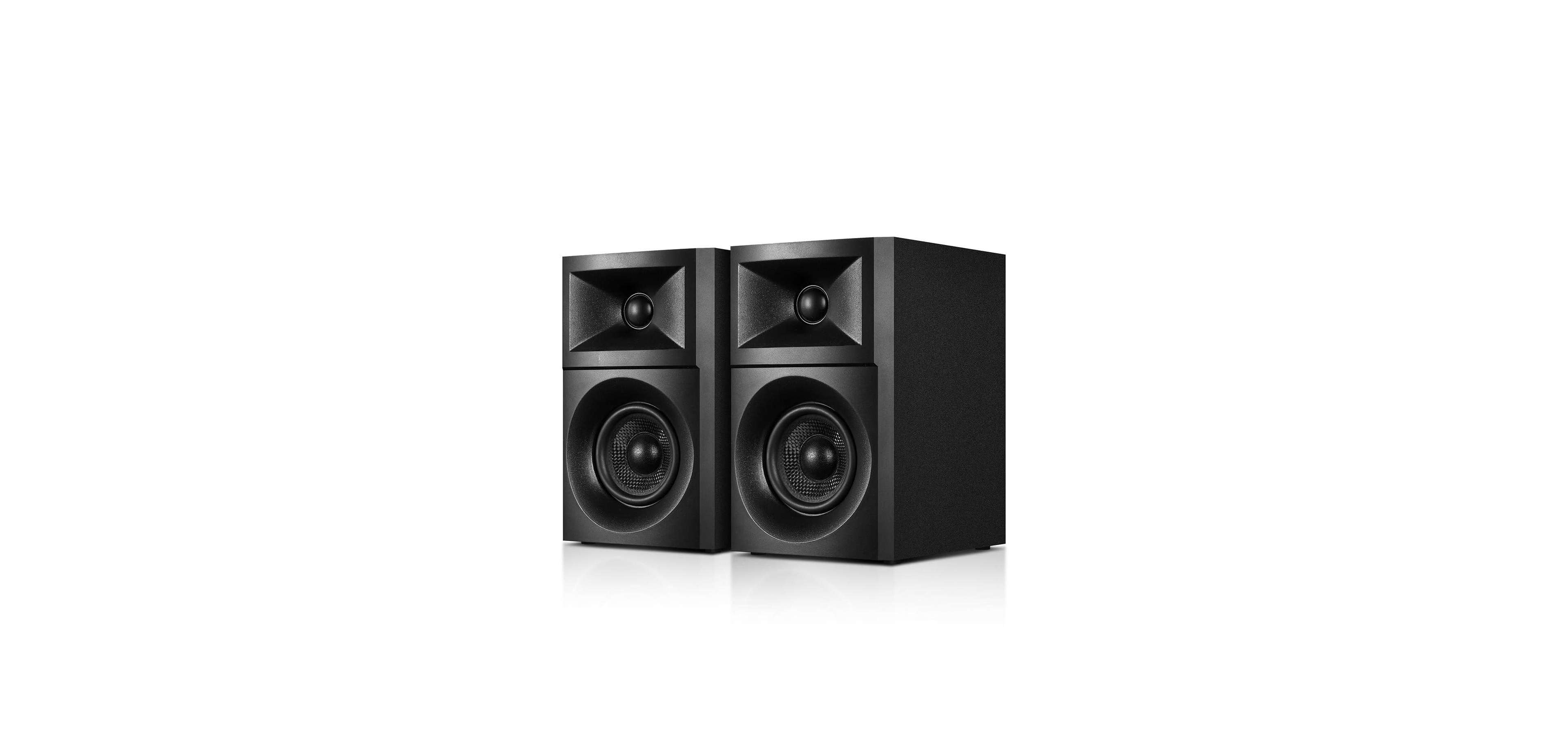 Lofree 3 Inch Triple Dsp Expanded Stereo Field Bluetooth Carbon Fiber Woofer Silk Dome Tweeter Speakers