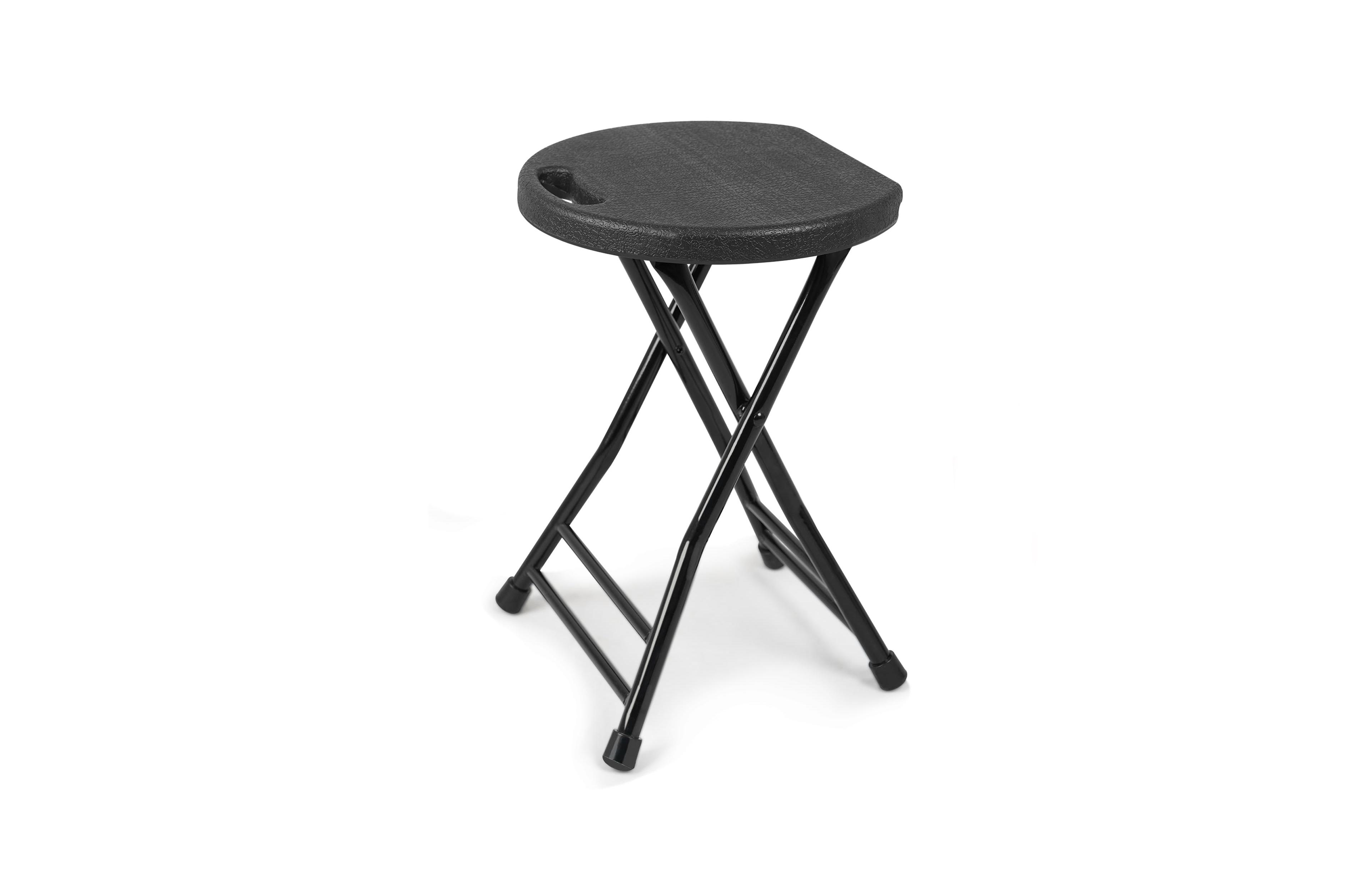 Aofar Folding Stool With Handle Non-slip Feet Indoor Outdoor Portable Seat