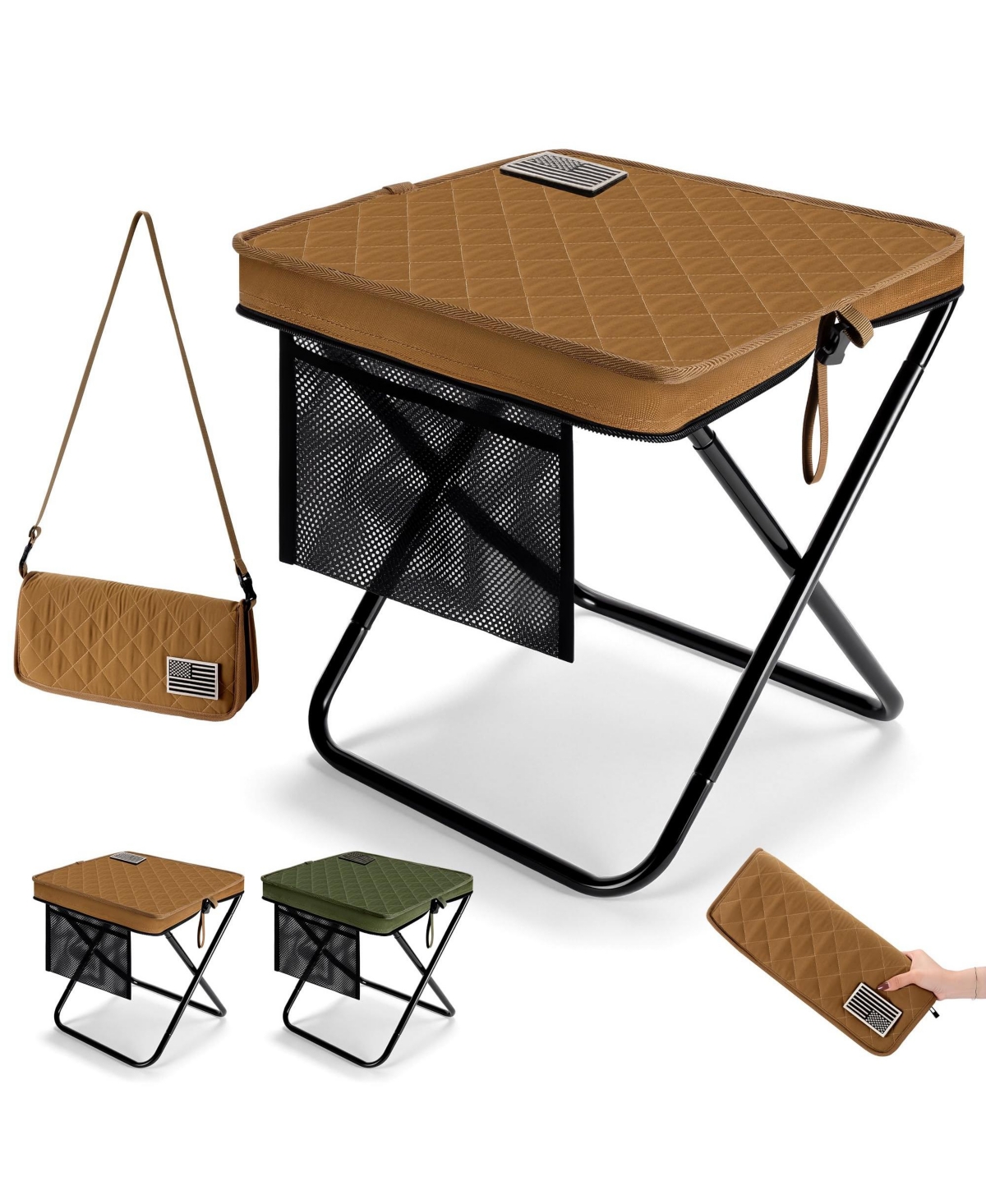 Aofar Foldable Pocket Chair Portable Travel Seat Outdoor
