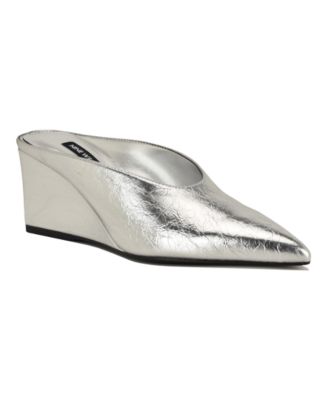 Women's Lanah Pointed Toe Slip-On Wedge Mules