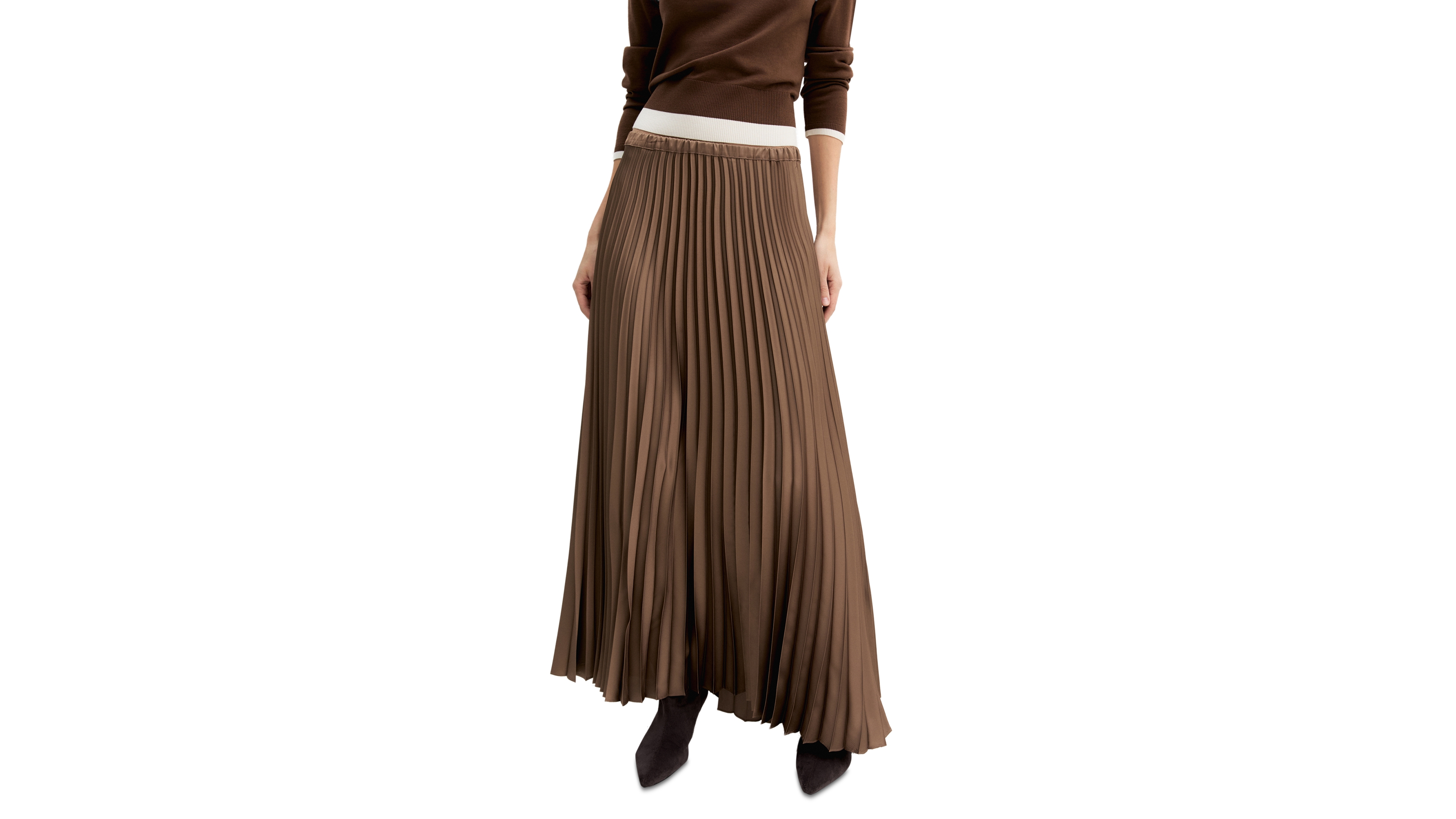 Emme Marella Women's Emmastrale High-Waisted Pleated Maxi Skirt