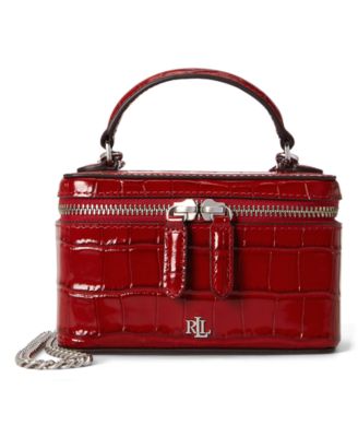 Croc-Embossed Hallee Mini Crossbody Bag