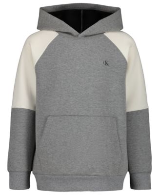 Big Boys Colorblock Raglan Fleece Hoodie